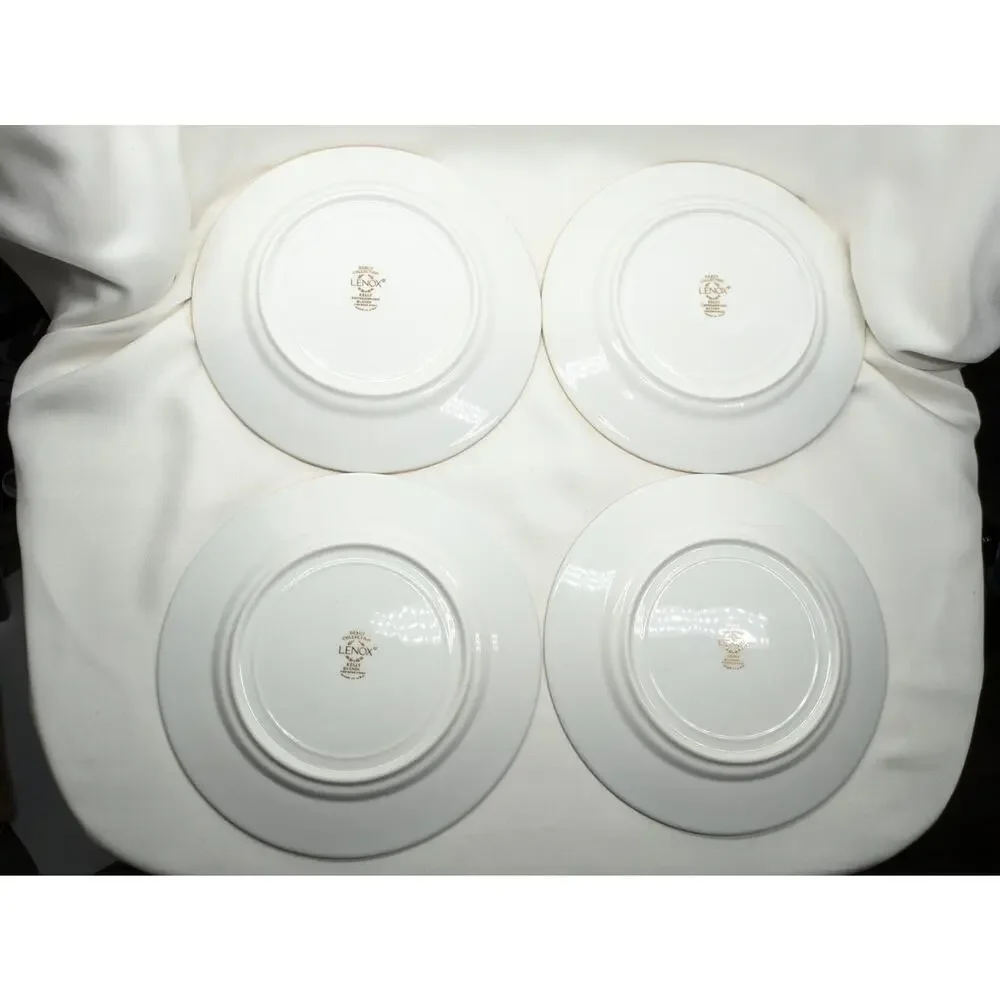 Set of 4 Lenox Kelly Debut Collection Bread Butter Plates - 6.5